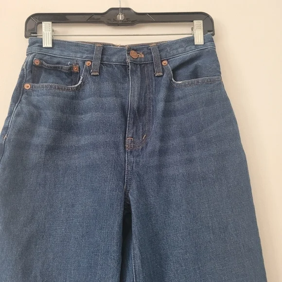 Madewell Baggy Straight Leg Jeans Mom jeans Size 24 - Picture 5 of 14
